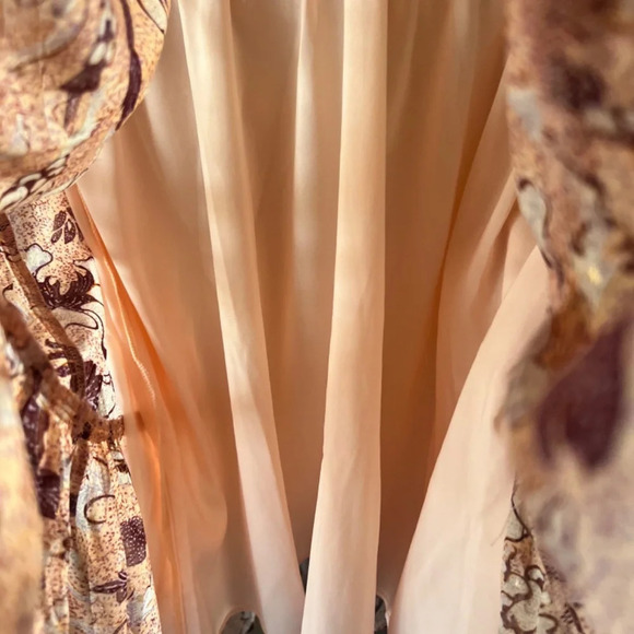 O.P.T Floral Boho Long Sleeve Mini Dress Size Medium EUC - Picture 6 of 10